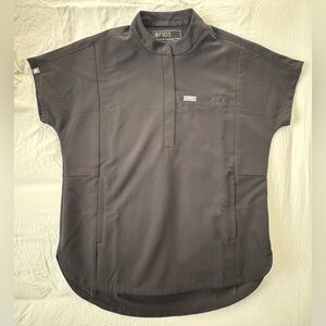 FIGS Black Scrub Top